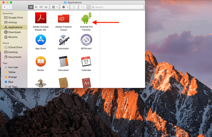android file transfer app for mac os
